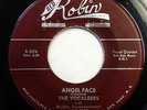 The VOCALEERS 45 Angel Face Original 1952 Red Robin Label Rare Doo Wop  #H 630