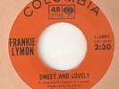 FRANKIE LYMON - SWEET AND LOVELY / SOMEWHERE - CANADIAN  NORTHERN SOUL 45