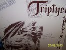 BEVIS FROND-TRIPTYCH.LP.ORIGINAL.WHITE LABEL.UNIQUE SIGNED COVER AND LETTER.