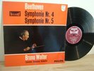 Rare Philips Hi-Fi Stereo Beethoven Symphony 4 + 5 Bruno Walter CSO NM