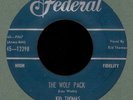 KID THOMAS The Wolf Pack The Spell Federal R&B Blues Rocker 45 Hear Both Sides