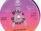 NORTHERN-MAXINE BROWN-ONE IN A MILLION/LET ME GIVE YOU MY LOVIN-UK PYE PROMO