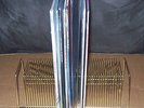 ORIGINAL 1960's RECORD LIBRARY VINTAGE RETRO STORAGE WIRE RACK FOR 12