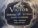 Peg Moreland: Clover Blossoms/Maple In The Lane Country 78 Victor Scroll 21724