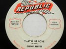 GLENN REEVES 45 That'll Be Love US 1956 Rare Rockabilly Hillbilly  #C 146