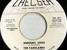 THE FABULAIRES 45 Wedding Song CHELSEA Doo Wop ORIGINAL PRESS Promo WL #H724