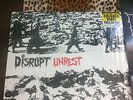 DISRUPT Unrest LP White Vinyl RARE Relapse Records Crust Grind Tragedy