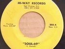 RARE FUNK 45, SOUL DUKES, JELLY FISH, ON HI-WAY #208