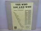 THE WHO-YOU ARE WHO. FREJUS, FRANCE 1979. LTD EDITION OF 200-3LP RED VINYL-EX/EX