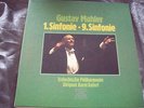 MAHLER Symphony No. 9+No.1 ANCERL SUPRAPHON EURODISC 1ED GREY STEREO 3xLP MINT