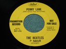 The Beatles Penny Lane / Strawberry Fields Forever Yellow Capitol Dj Promo NM