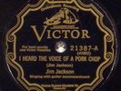 Jim Jackson, Victor 21387, E+