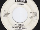 OUT OF ORDER It's Alright RARE US garage 45 FUZZ DRENCHED mod dancer psych HEAR