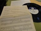ACETATE of rejected ELVIS PRESLEY movie song by GIANT BAUM & KAYE + SHEET MUSIC