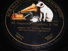 1916 Wilhelm Backhaus Liszt : Hungarian Rhapsody No. 12 Very Rare 78 RPM EX-