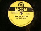 MGM 12623- SERENADERS-I WROTE A LETTER /NEVER LET ME GO - DOO WOP