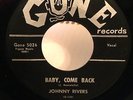Johnny Rivers ROCKABILLY 45 Baby Come Back / Long Long Walk on Gone HEAR #BB389