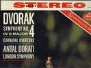DVORAK no.4 / DORATI ColoredBack VENDOR Grooved  RFR1/1  Mercury  SR90236  NM