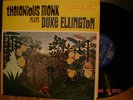 JAZZ- THELONIUS MONK PLAYS DUKE ELLINGTON - RIVERSIDE LP 12-201- MONO-