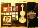 Decca SXL 2240 FFSS Ruggiero Ricci Solo Recital  Bartók, Prokofiev Hindemith NM