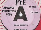 Gary Miller Aqua Marina/Stingray UK 1964 Pye Promo 7N 15698 Thunderbirds