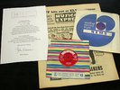 Beatles Love Me Do UK 1st Pressing Red Label + NEMS BAG + 11/2/62 NME Paper