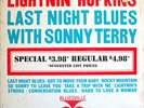 LIGHTNIN' HOPKINS Last Night Blues BLUESVILLE BV SP101 VAN GELDER Deep Groove