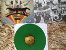 The Beatles - Magical Mystery Tour Rare Green Vinyl Record LP With Large Poster