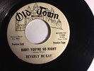 NORTHERN SOUL PROMO 45/ BEVERLY MCKAY 