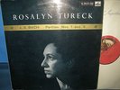 *ALP 1645 *RED/GOLD* ROSALYN TURECK /BACH* PARTITAS NOS.1 AND 2 *NM