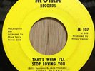 BELITA WOODS northern soul 45 That's When I'll Stop Loving You   Moira