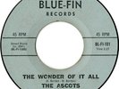 ASCOTS The Wonder Of It All / I Won't Cry UNCOMPED top quality '66 LA garage