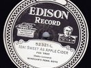 Winegar's Penn. Boys / B. A. Rolfe - EDISON 52321 - Ida Sweet as Apple Cider