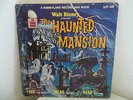 VINTAGE WALT DISNEY BOOK & RECORD THE HAUNTED MANSION 33 1/3 RPM LP