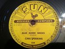 Carl Perkins / Blue Suede Shoes / Sun Studios Records Memphis / Rare 78 LP
