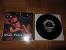 THE HELLACOPTERS / ADAM WEST Stab Your Back RARE BLACK vinyl 7