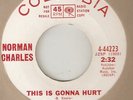 NORMAN CHARLES - THIS IS GONNA HURT / SHES A WOMAN PROMO  NORTHERN SOUL 45