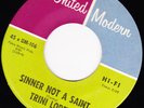 Rare 45  TRINI LOPEZ on UNITED MODERN R'n'B JAZZ SOUL 