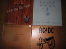 AC/DC ACDC 3 LPs filck of the swith , fly on the wall, for those about to rock