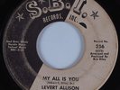 Deep Soul / Funk 45 LEVERT ALLISON My All Is You SBI HEAR