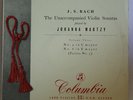 MARTZY - BRAHMS: SOLO SONATAS 5 & 6 Columbia  33CX 1288 -  COVER ONLY
