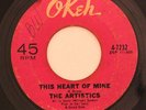 NORTHERN 45-ARTISTICS-THIS HEART OF MINE /I'LL COME RUNNING on OKEH