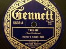 Red Hot Gennett 5638 Naylor's Seven Aces (NYC 1925)