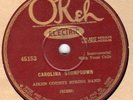 Okeh 45153 Aiken County String Band CAROLINA STOMPDOWN 1927 E-