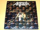 ANTHRAX - Among the Living LP 1st Press + Autogramme, signed by all, RAR