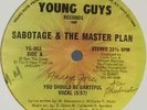 ELECTRO RAP* Sabotage & The Master Plan - You Should Be Grateful *SCARCE* 1985