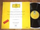 HOELSCHER, DEMUS Brahms Cello Son. DGG 138012 SLPM RED STEREO