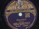 DJANGO REINHARDT very rare France DECCA 78 rpm 78t Liza/Belleville SWING JAZZ