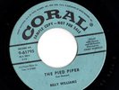 Mod Popcorn R&B 45 BILLY WILLIAMS The Pied Piper/Butterfly Coral HEAR Rare