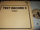 TEST RECORD 2 TIMBRE AUDIOPHILE LP 1981 OPUS 3 # 8000 SWEDEN